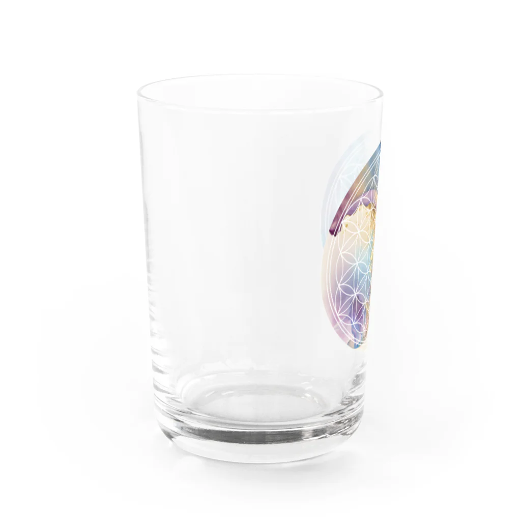 るしえるのフラワーオブライフ Water Glass :left