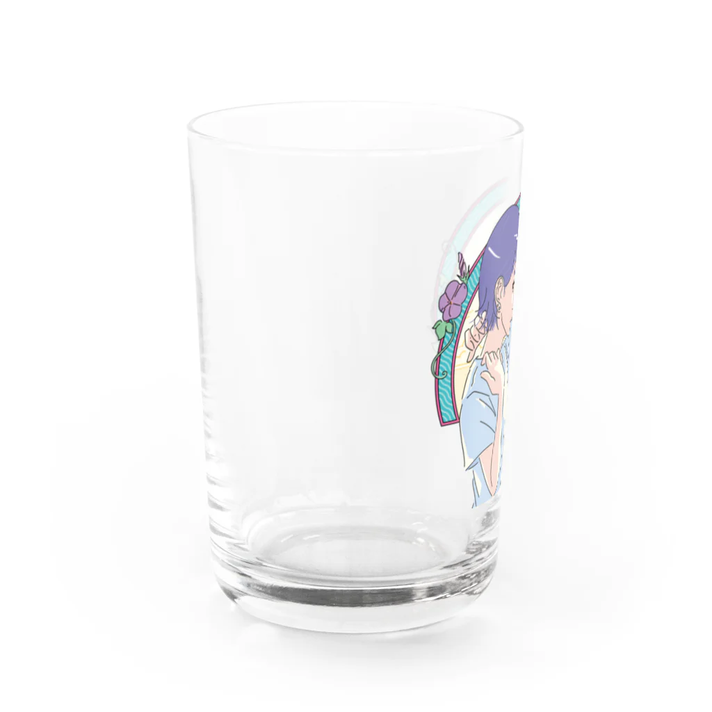 アロサウルスのアサガオ Water Glass :left