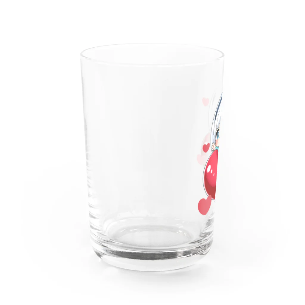 茉莉花 じゃすみん(jasmine)Vtuberの白紙さんイラスト YouTubeバージョン Water Glass :left