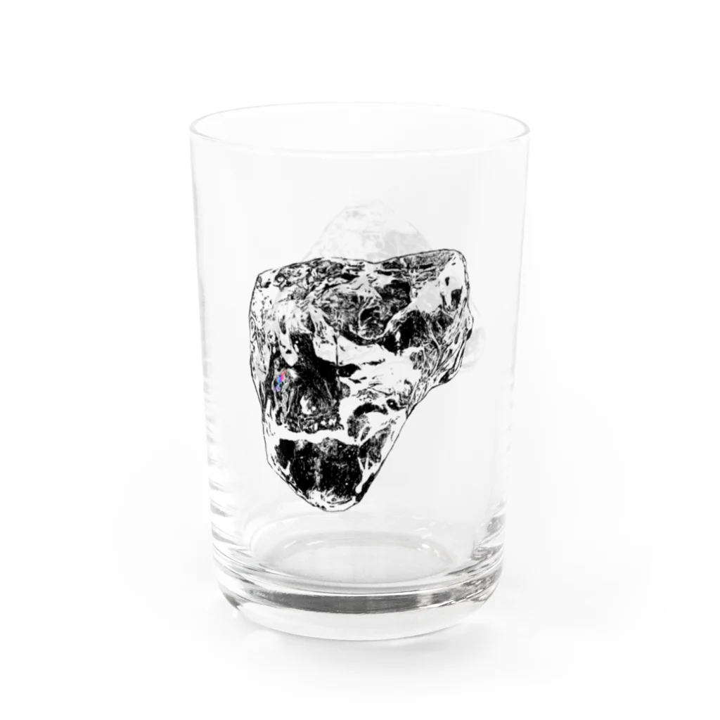 ヤマノエトウコの透明な鉱物B_透過 Water Glass :left