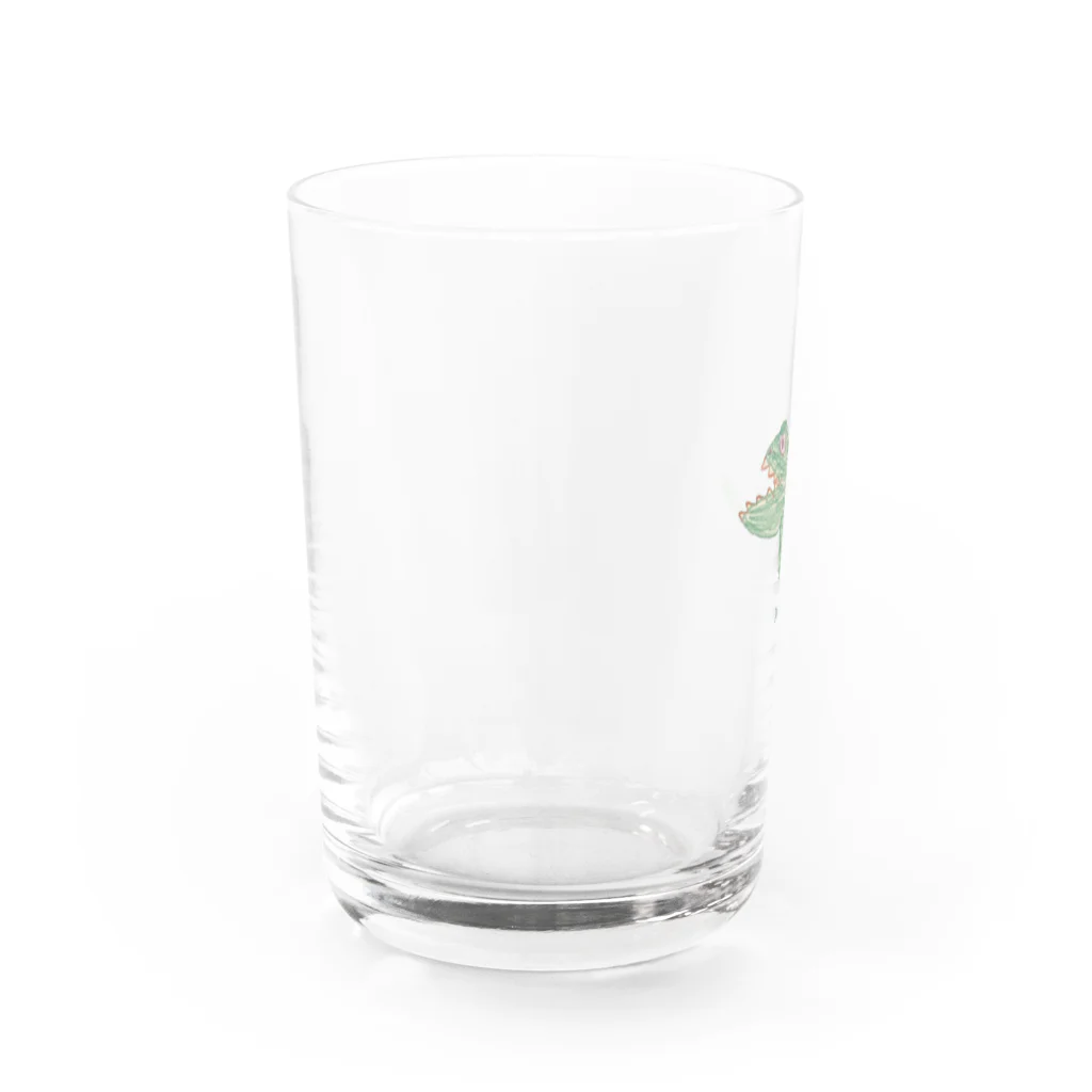 ぶちみぞのダイナソーン Water Glass :left