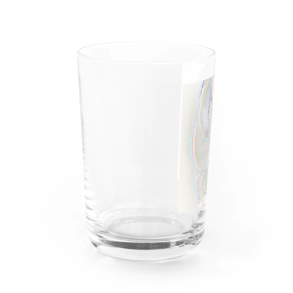 うきわさんのセーターっ子ちゃん Water Glass :left