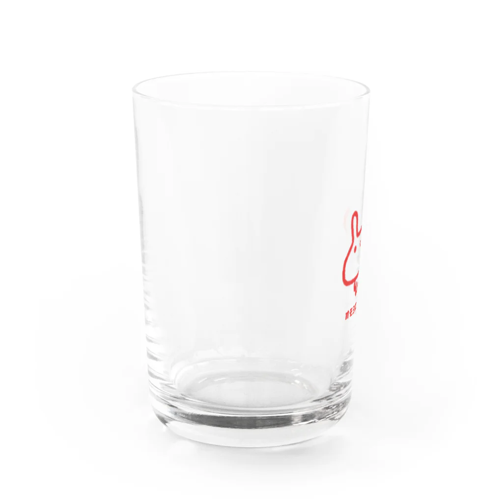 オモシロオカシクのうさろけ Water Glass :left