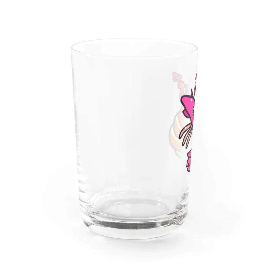 イッカク商店のえび Water Glass :left