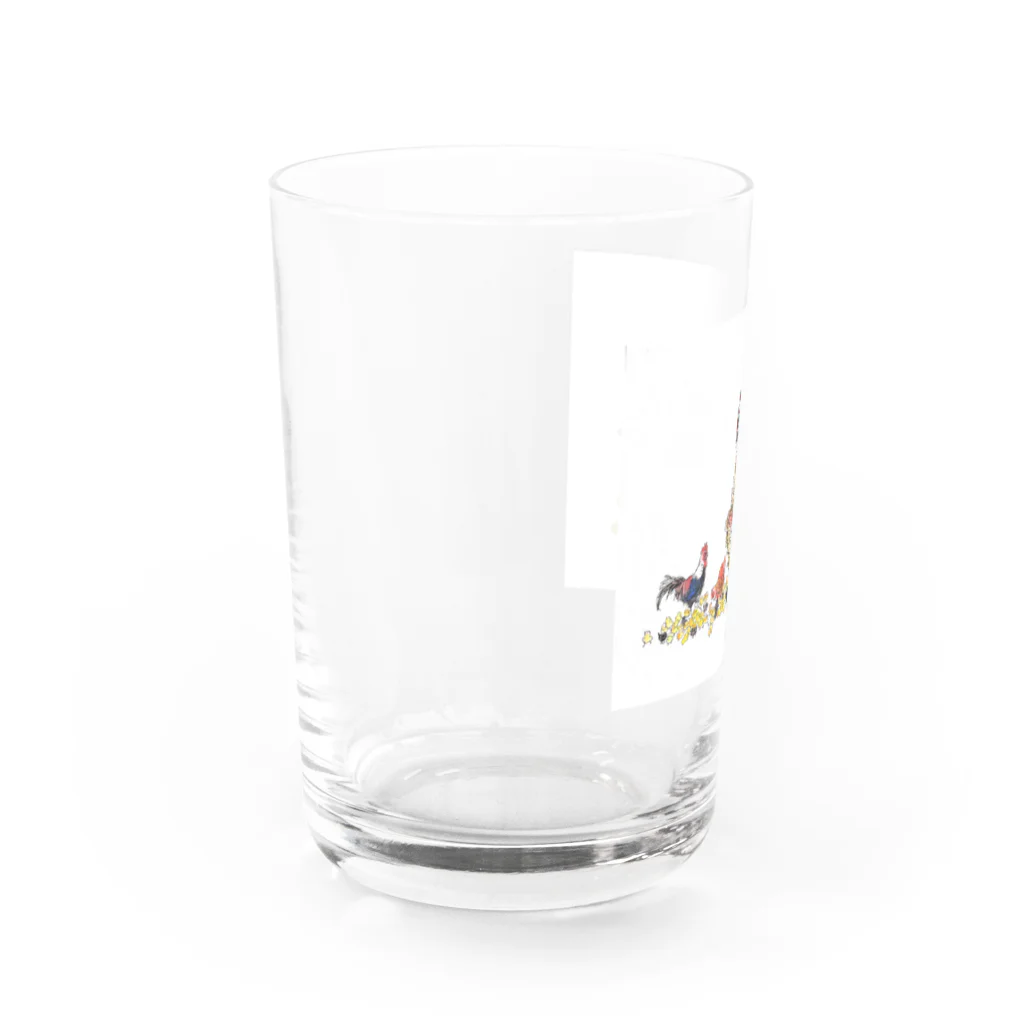 おこめっとちゃんの鶏娘 Water Glass :left