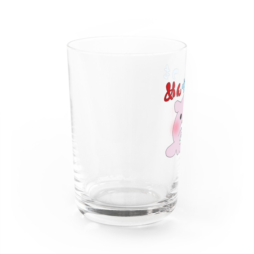 神風製作所/一条いろはのめんだこのめんちゃん(めんぜんつも) Water Glass :left
