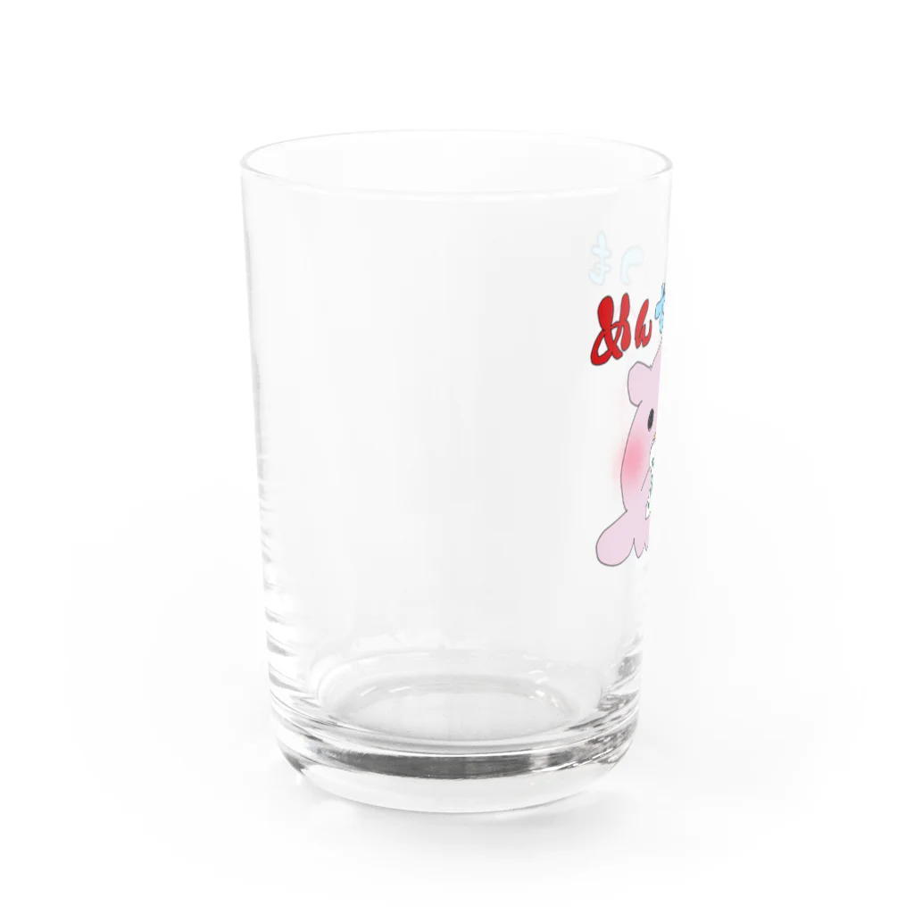 神風製作所/一条いろはのめんだこのめんちゃん(めんぜんつも) Water Glass :left