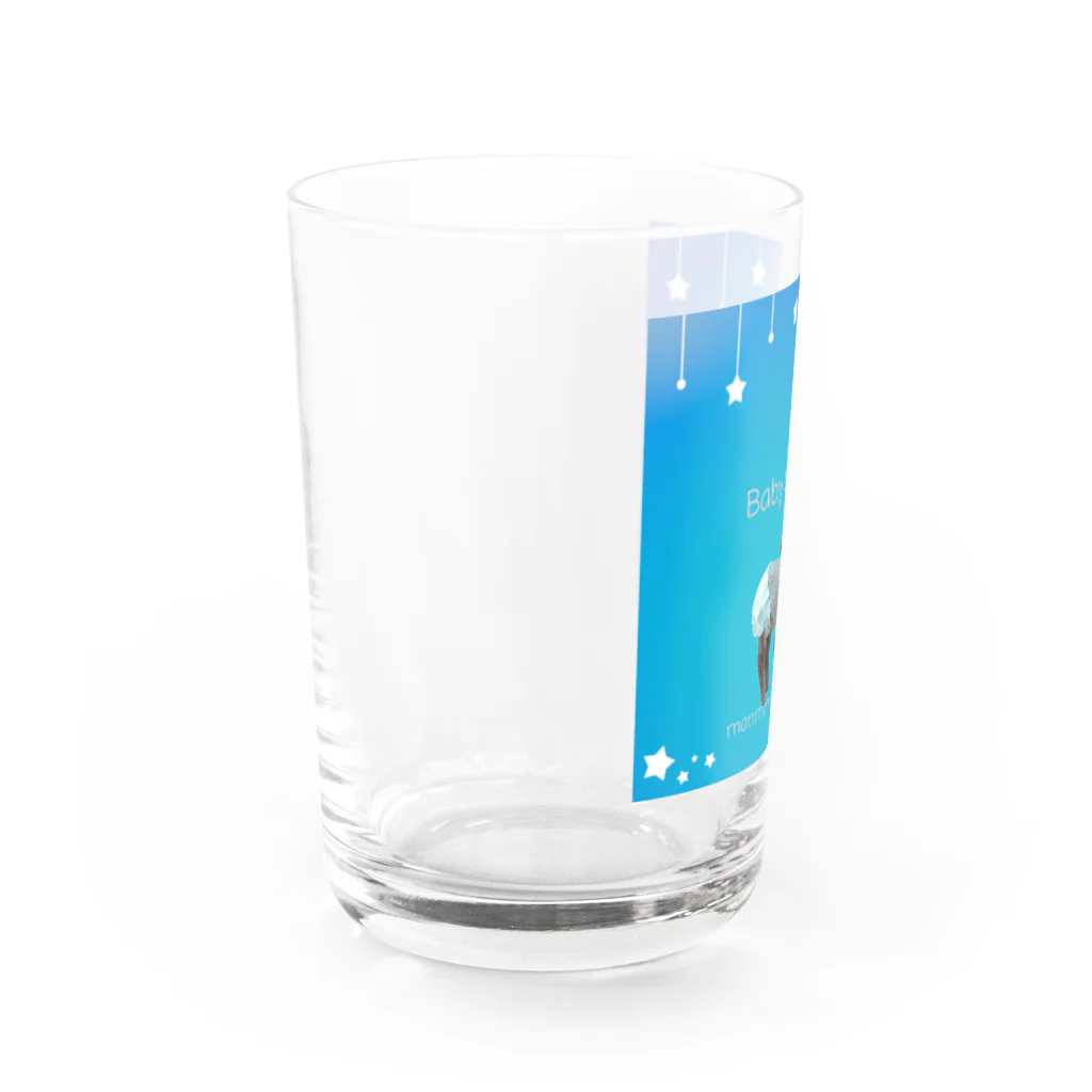 旅するナースのひつじの赤ちゃん モンモン Water Glass :left