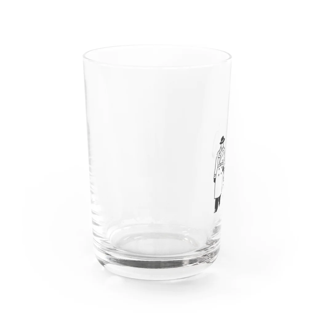 お文具の捕まったお文具 Water Glass :left