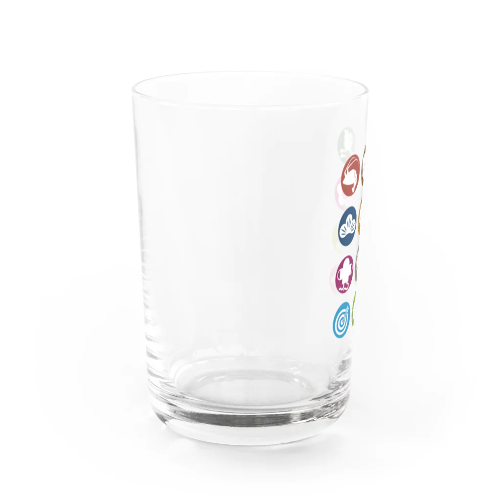 orange_honeyのお正月3 Water Glass :left