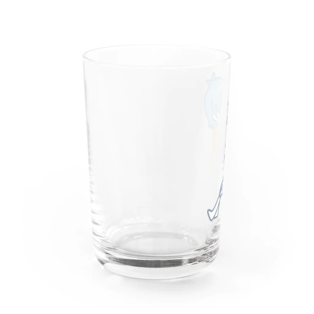 moiのアツイナツ Water Glass :left