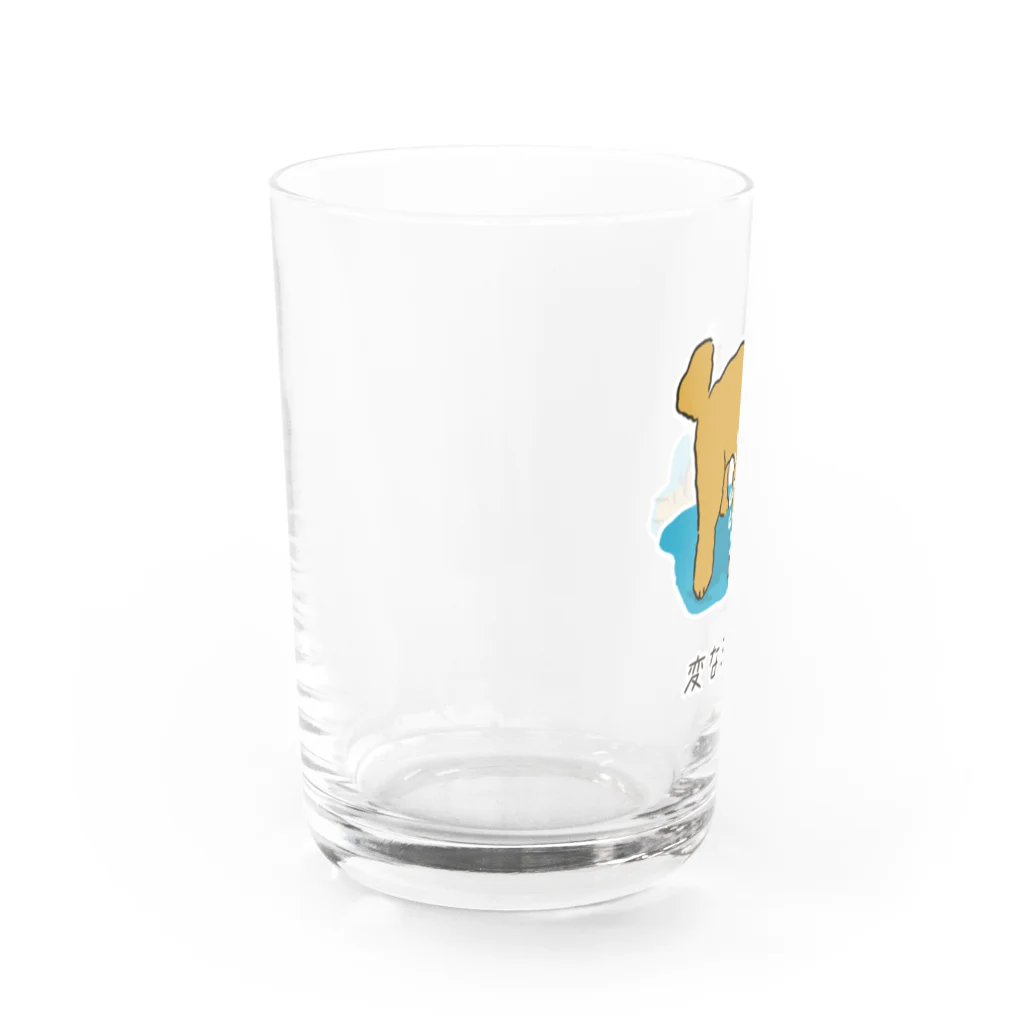 いぬころ｜変な犬図鑑のNo.084 グリグリーヌ[1] 変な犬図鑑 Water Glass :left