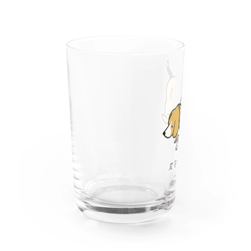 いぬころ｜変な犬図鑑のNo.102 モグリーヌ[1] 変な犬図鑑 Water Glass :left