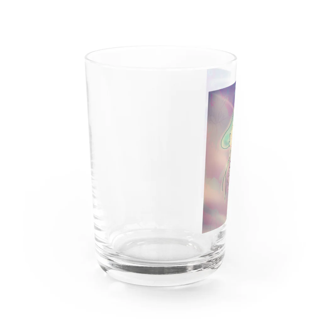 てふてふのお店のタニクラゲ Water Glass :left