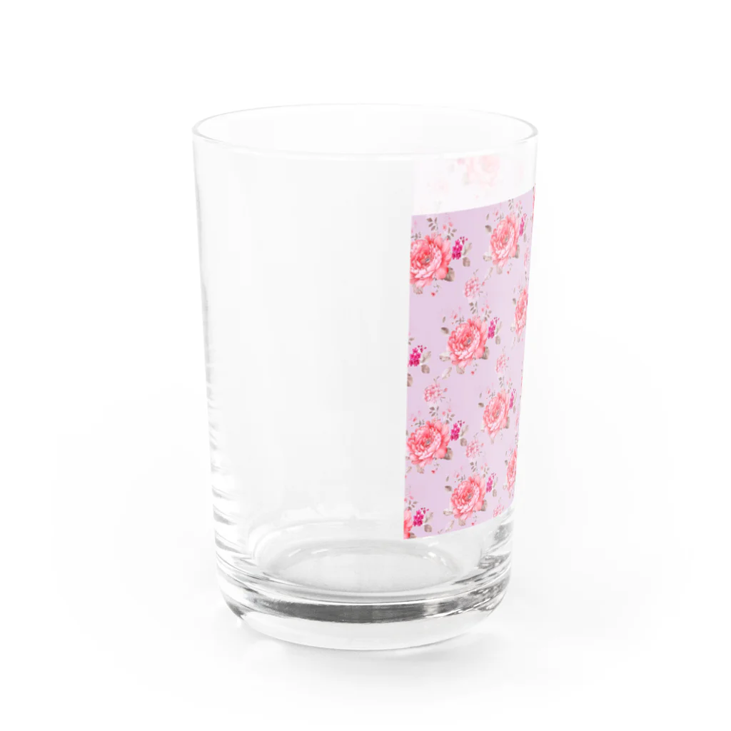orange_honeyの花柄20 Water Glass :left