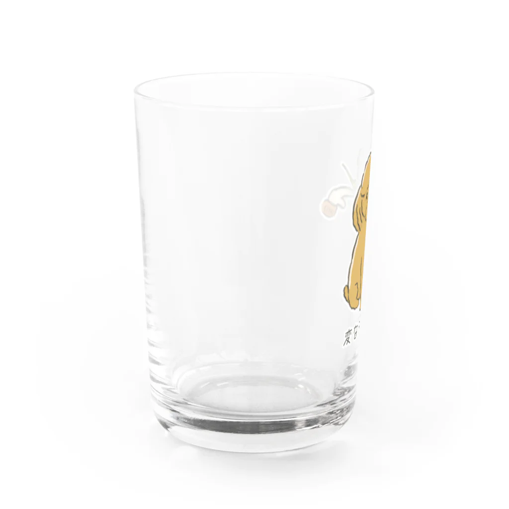 いぬころ｜変な犬図鑑のNo.143 セイデンキーヌ[1] 変な犬図鑑 Water Glass :left