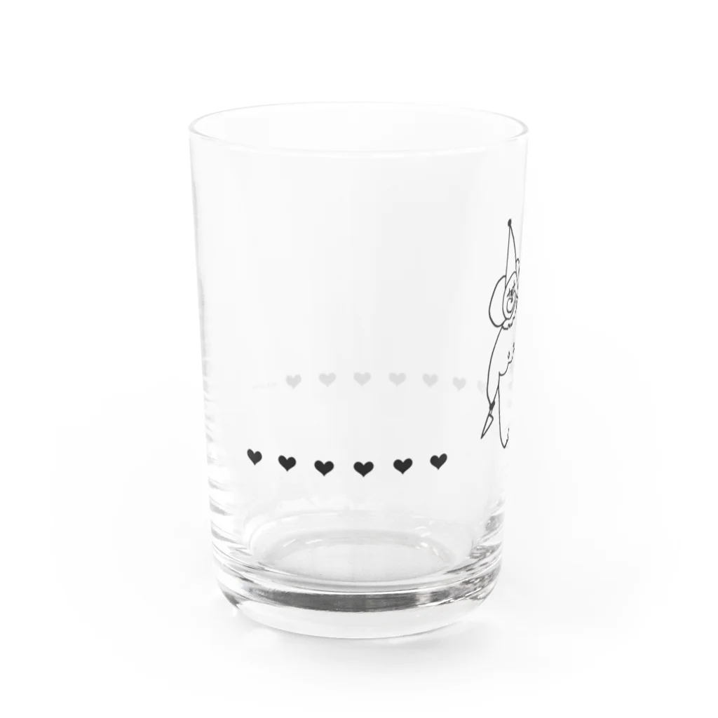 MOEGIDANIのcuteピエロ💗＿knife Water Glass :left