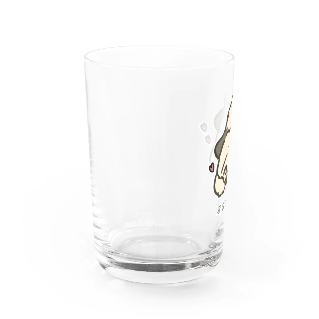 いぬころ｜変な犬図鑑のNo.168 アザトイーヌ[1] 変な犬図鑑 Water Glass :left