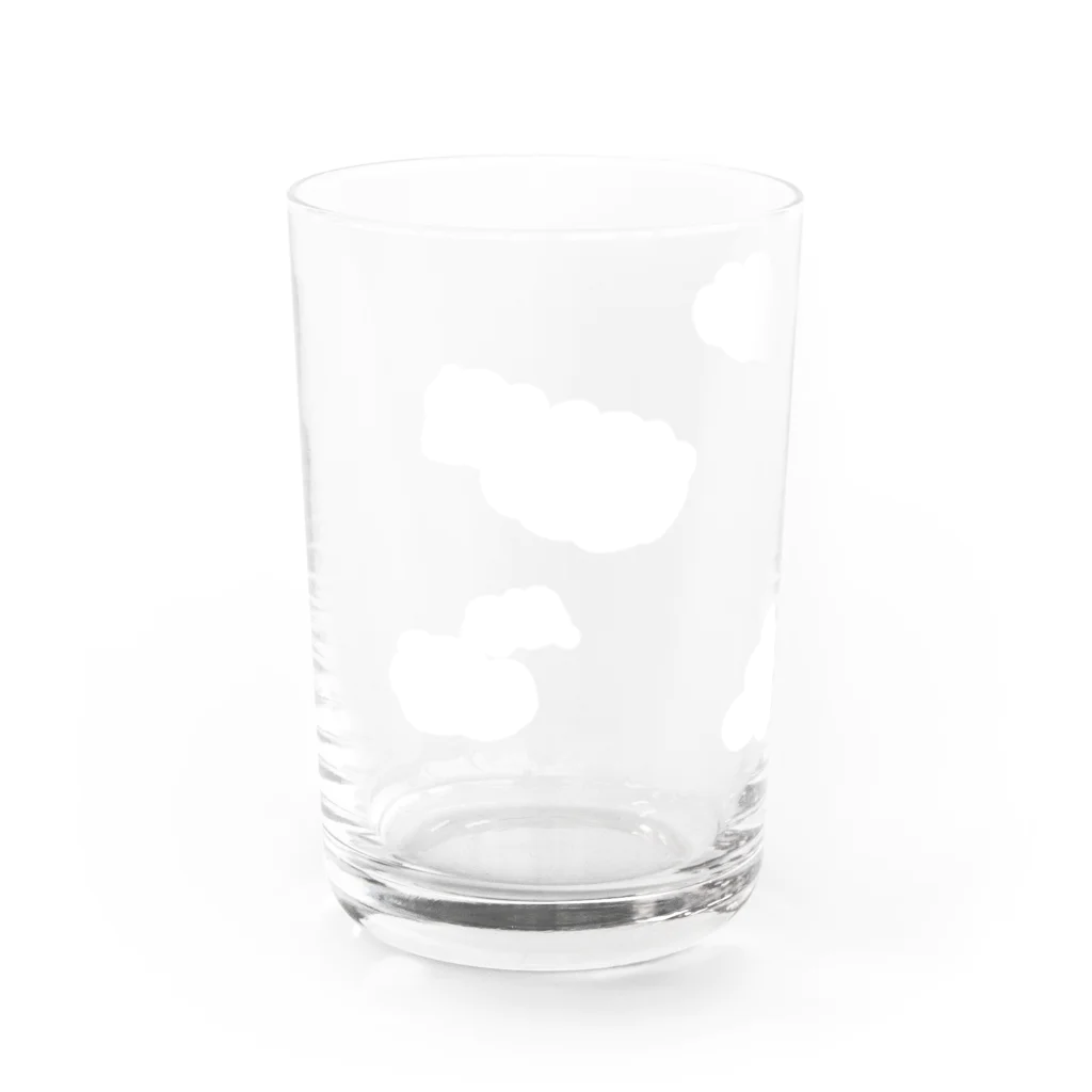 零斗ウルフの雲グラス Water Glass :left