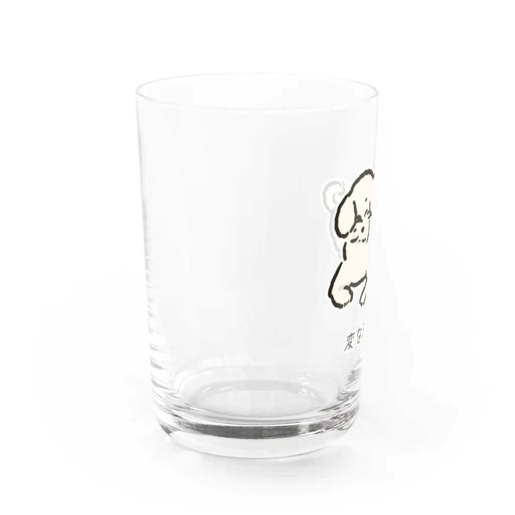 いぬころ｜変な犬図鑑のNo.177 ネグセツキーヌ[2] 変な犬図鑑 Water Glass :left