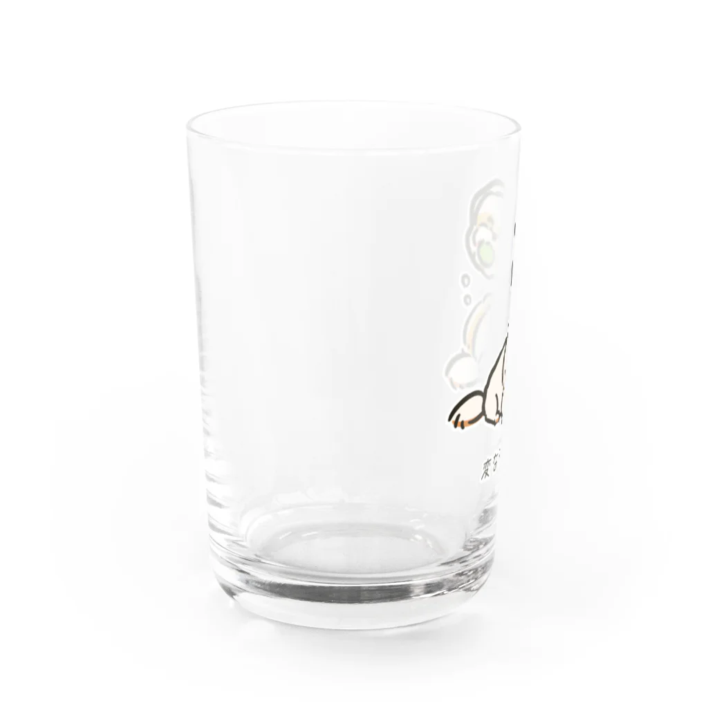 いぬころ｜変な犬図鑑のNo.184 ネゴトイイーヌ[1] 変な犬図鑑 Water Glass :left