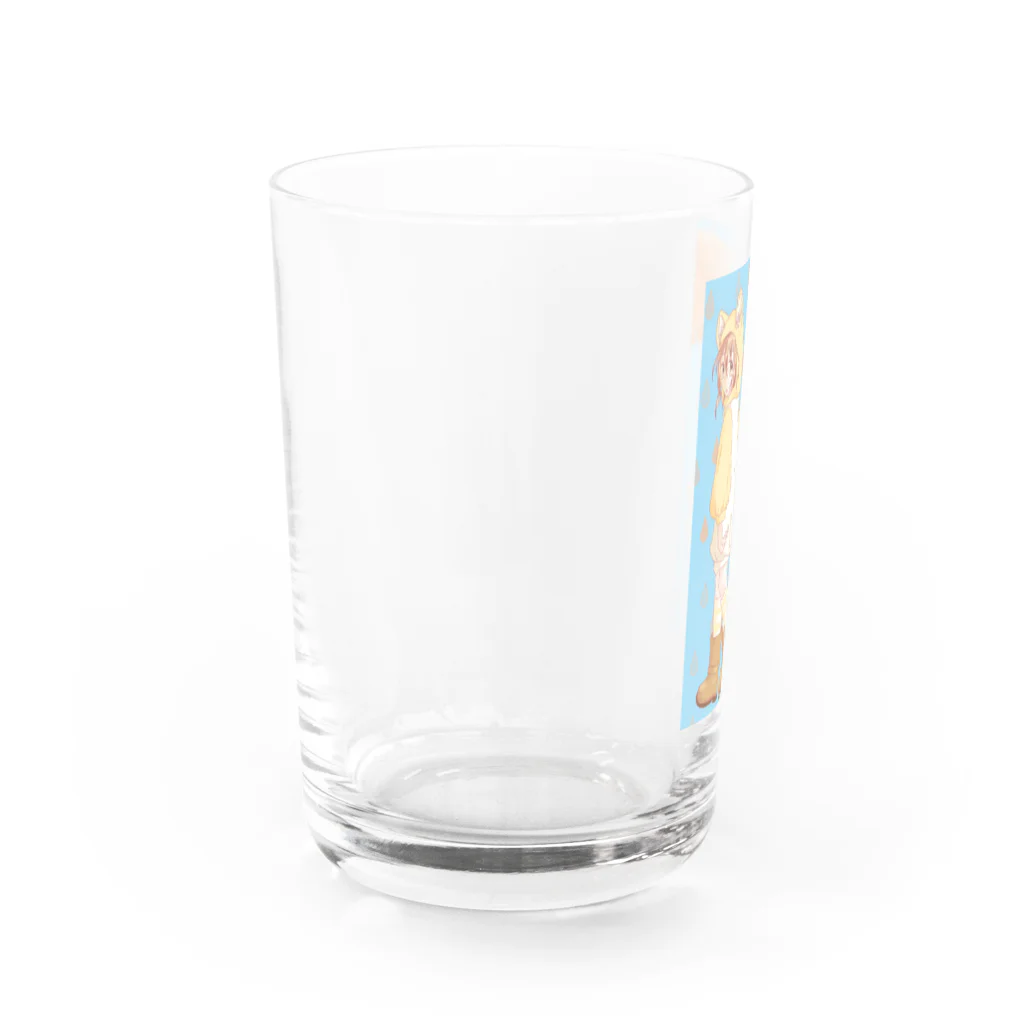 まこ茶屋のきつねランジ Water Glass :left