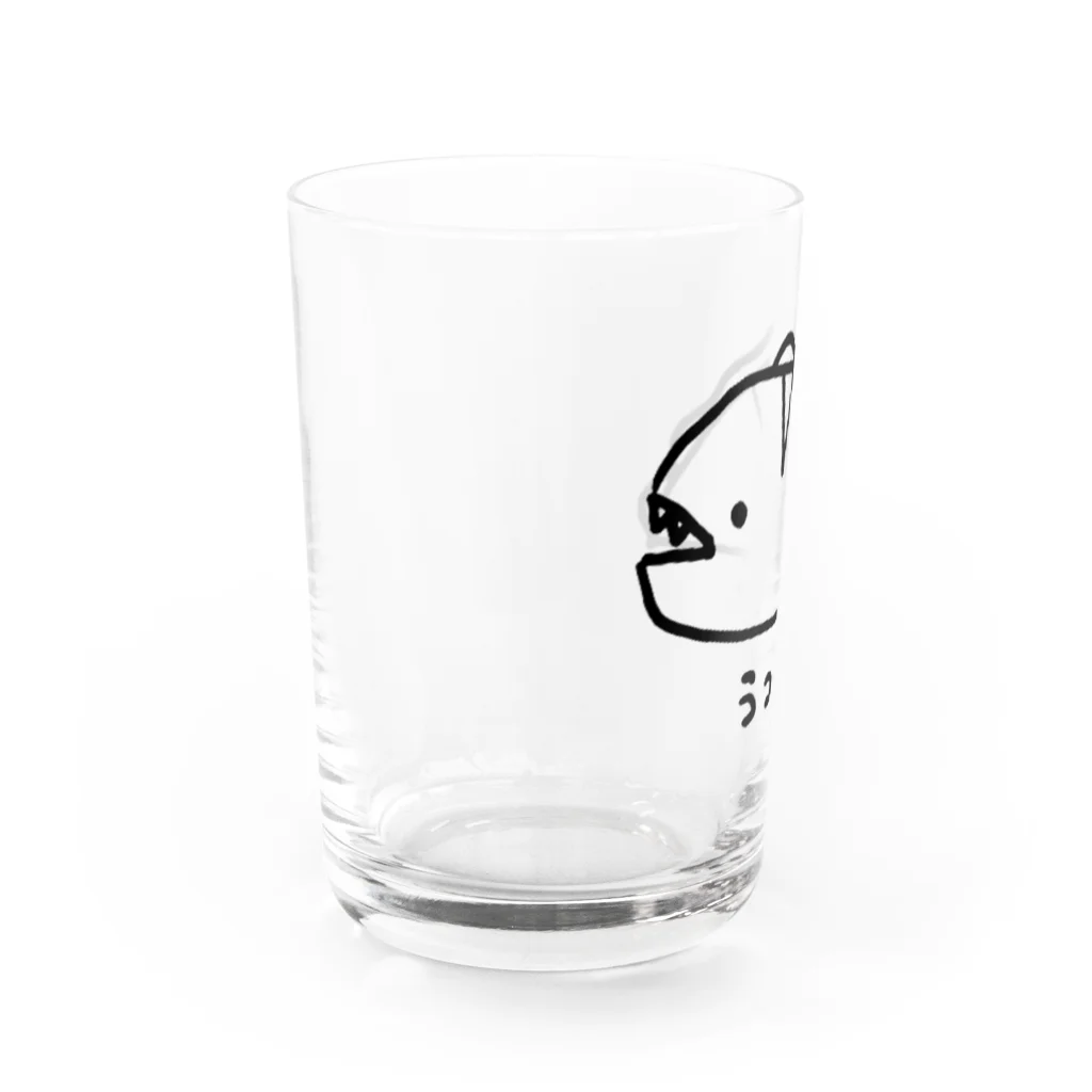 紫咲うにのながくないうつぼ Water Glass :left