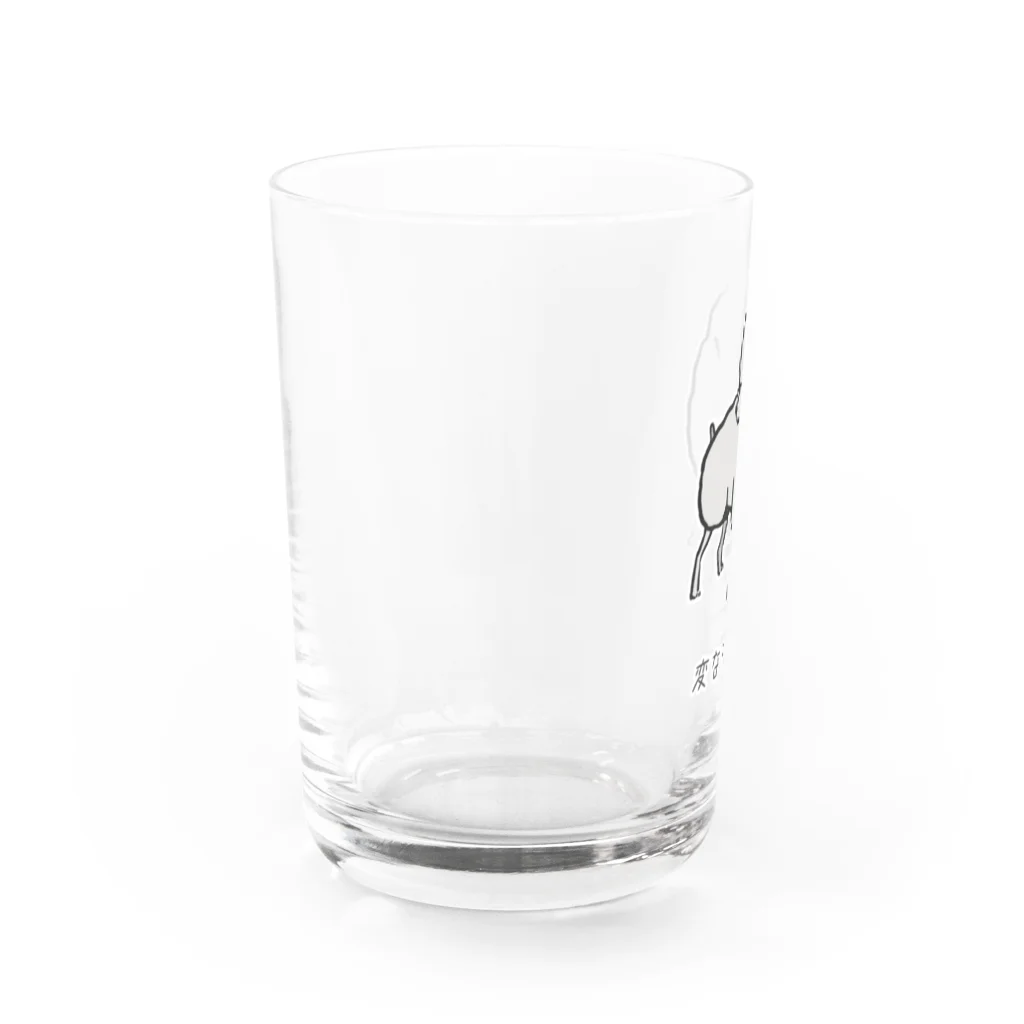 いぬころ｜変な犬図鑑のNo.210 ヒツジーヌ[1] 変な犬図鑑 Water Glass :left