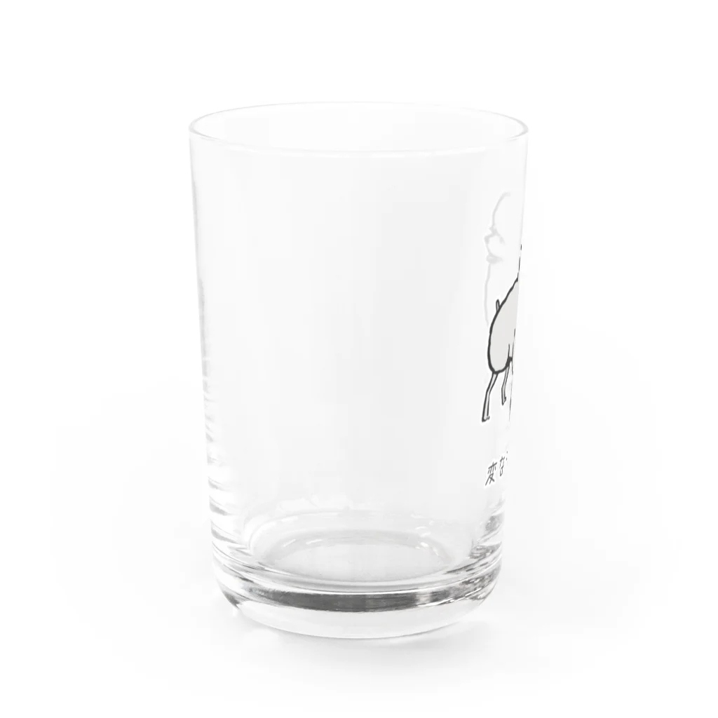 いぬころ｜変な犬図鑑のNo.210 ヒツジーヌ[2] 変な犬図鑑 Water Glass :left
