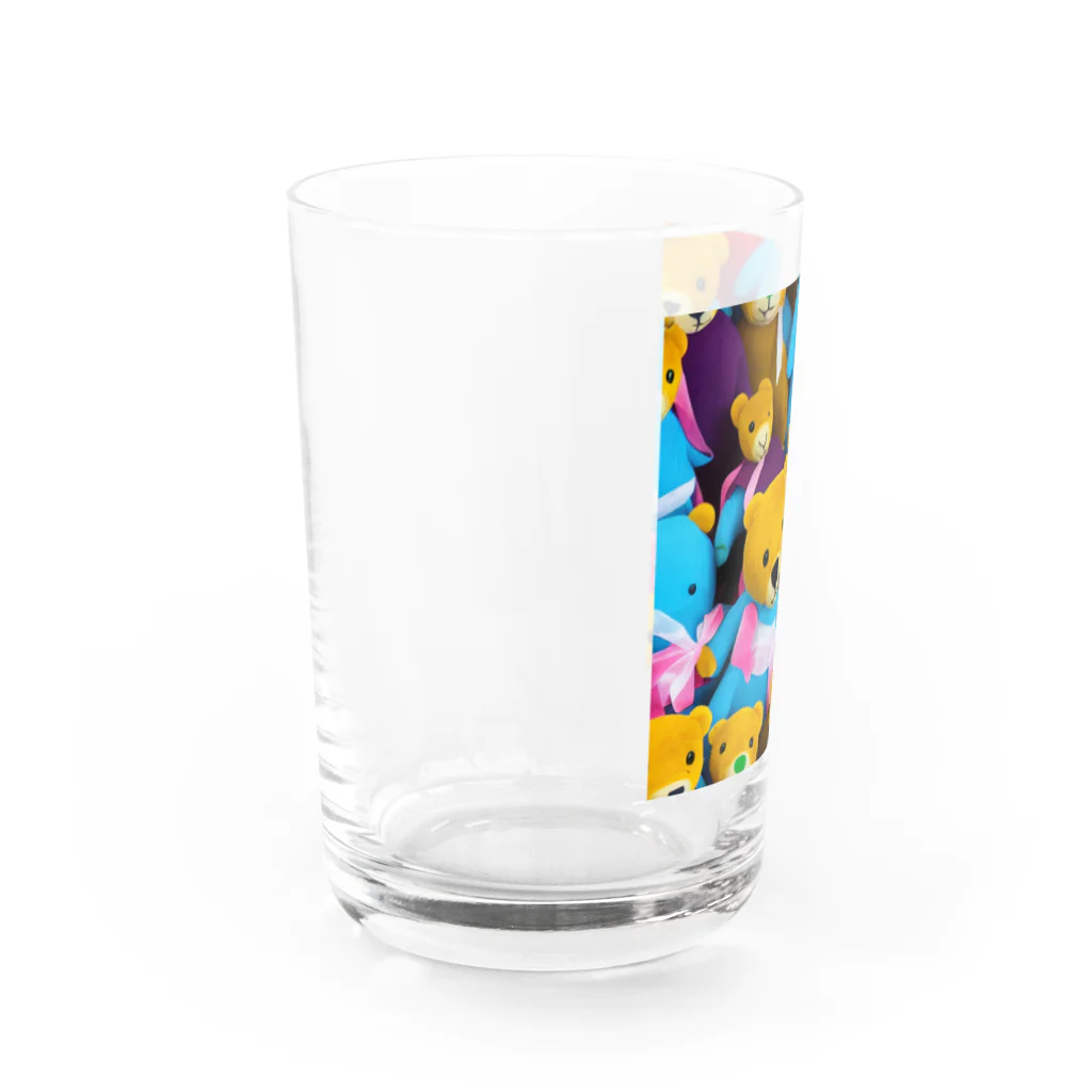 ミラくまのくまさんがたくさん Water Glass :left