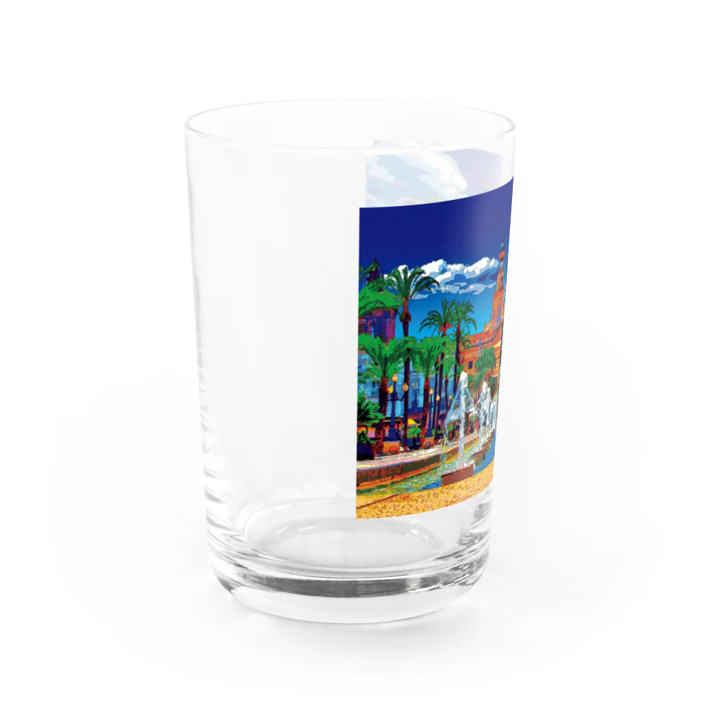 GALLERY misutawoのスペイン カディスのサン・ファン・デ・ディオス広場 Water Glass :left