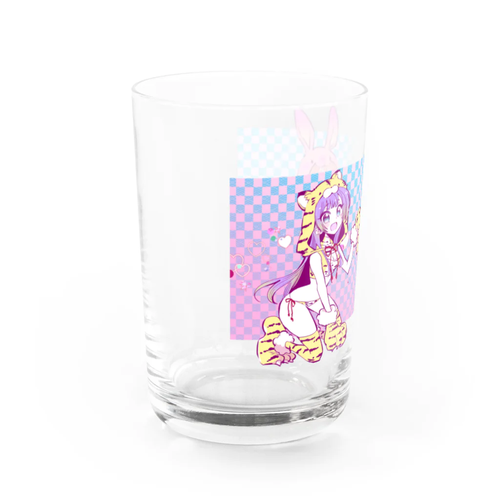 モナ子の干支ガールズとらう Water Glass :left