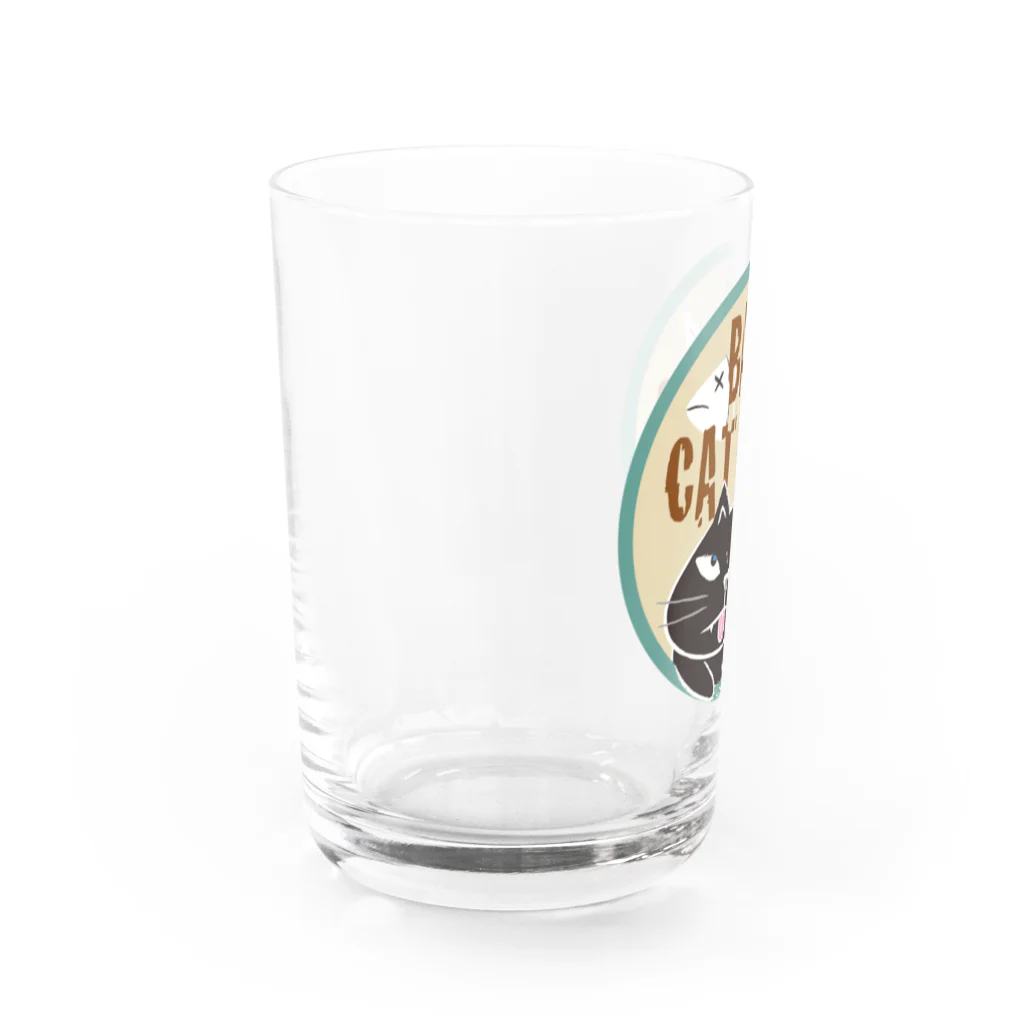 Junsの悪にゃんこのBAD CAT CULB Water Glass :left