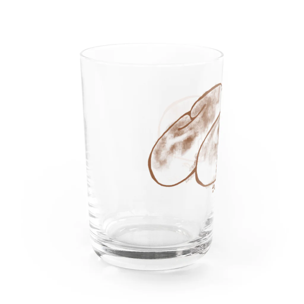 みむらもんげのもんのすもーぐる Water Glass :left