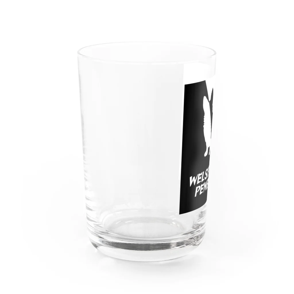 onehappinessのコーギー　ハーフ＆ハーフ Water Glass :left