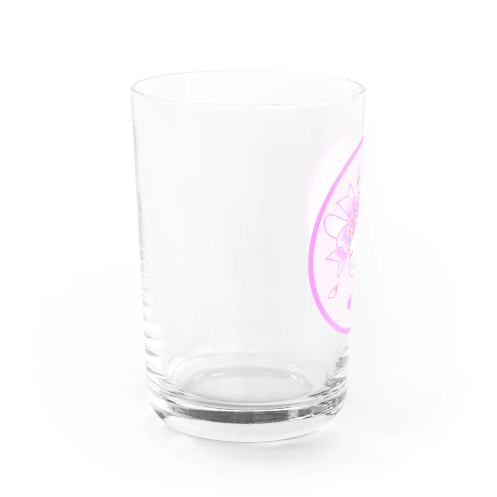 Rabbitflowerの♥らびこ♥バレンタイン Water Glass :left