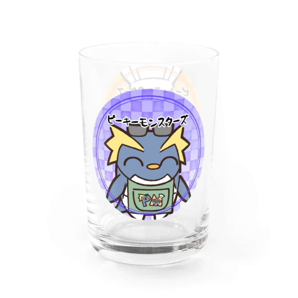 ピーキーモンスターズ【PeakyMonsters】ピキモングッズ公式ショップのキッド＆ノートン-丸- Water Glass :left