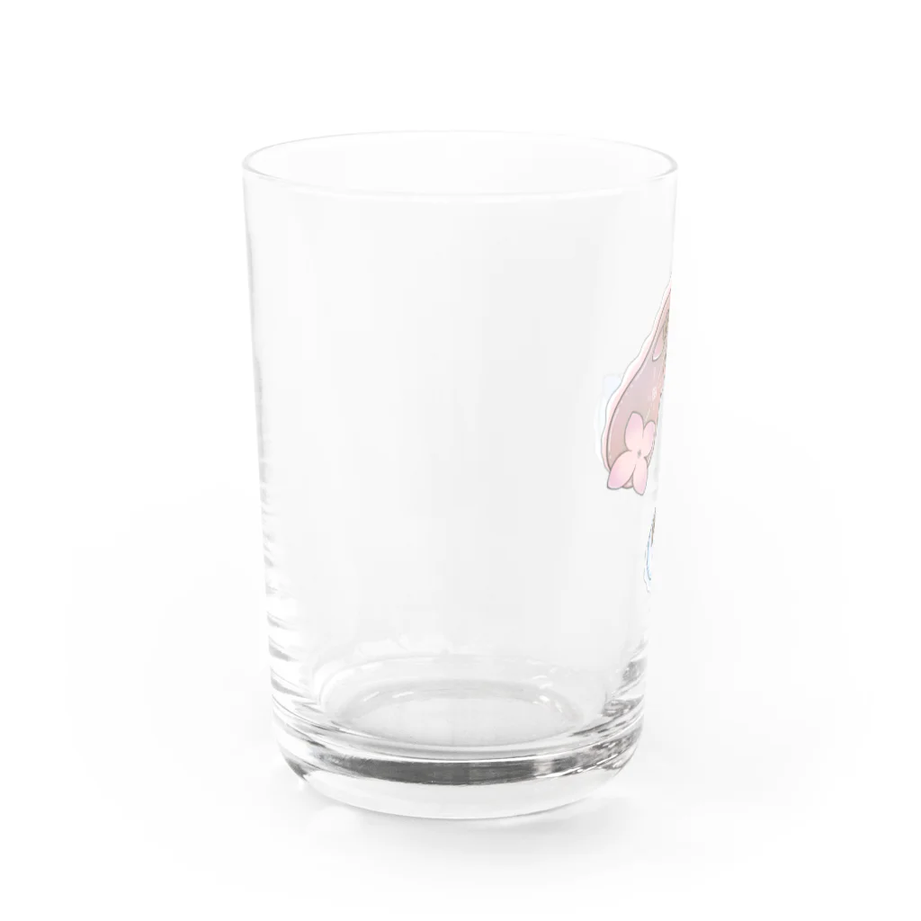 Jackalope Houseのツノアリウサギアジサイモドキウミウシ 2匹ver. Water Glass :left