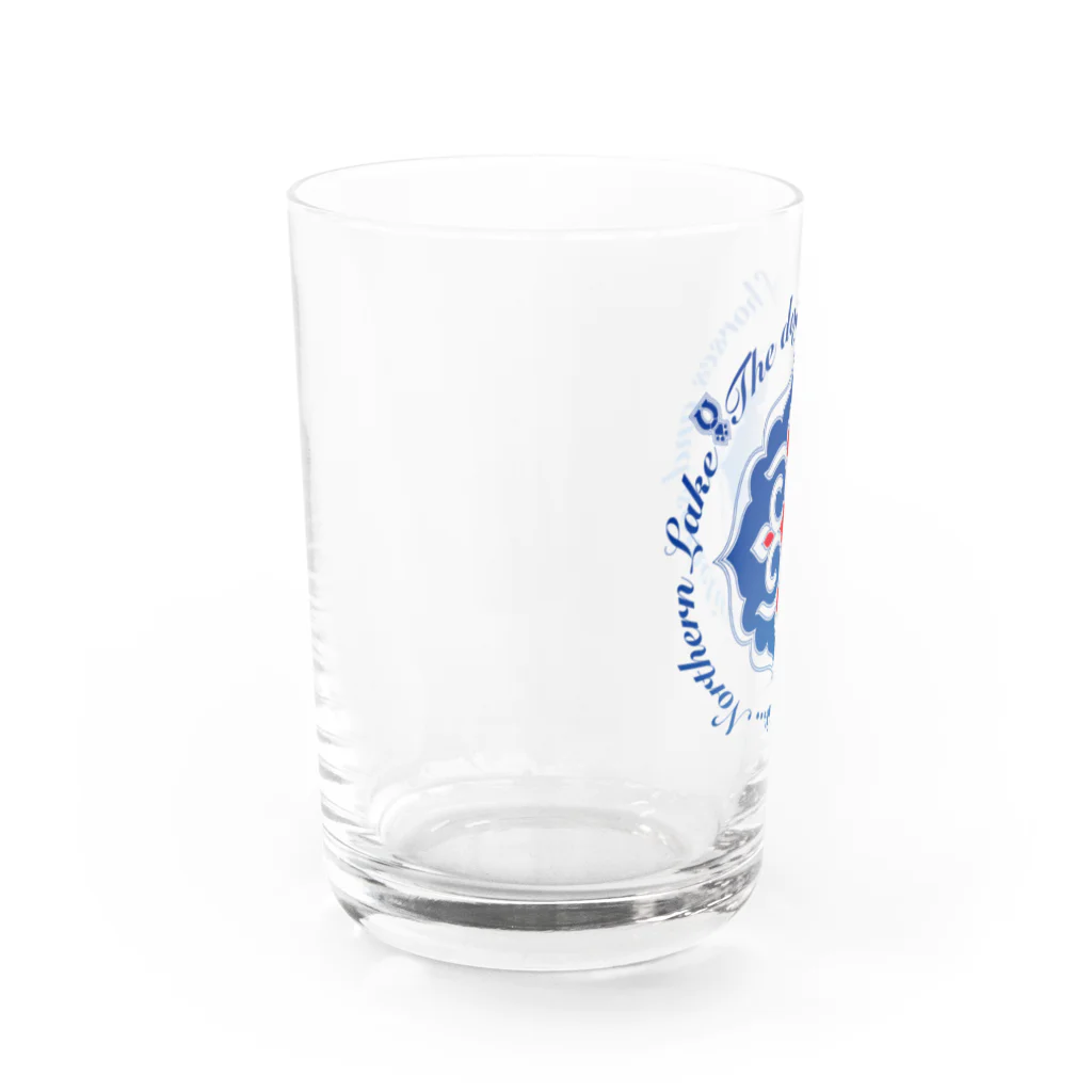 Loveuma. official shopのNorthern Lake's Ainu pattern（Symbol） Water Glass :left