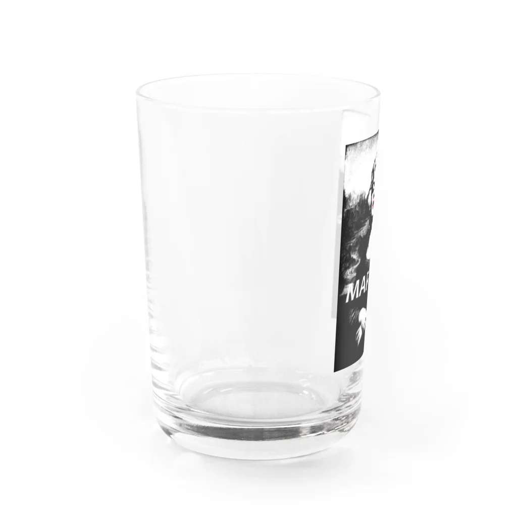 アインシュタインキャットのマリリザ Water Glass :left