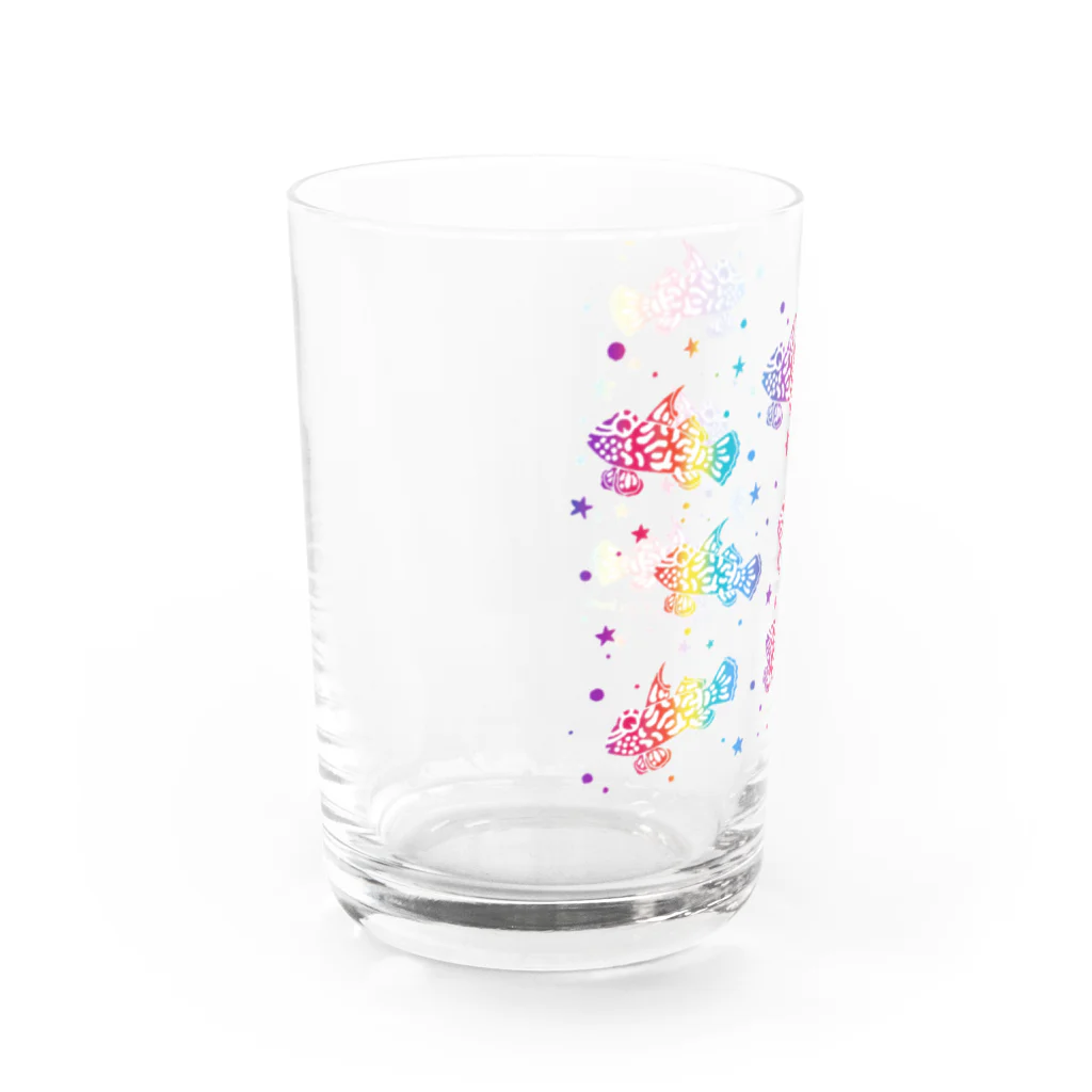 栗坊屋のマンダリンフィッシュ Water Glass :left