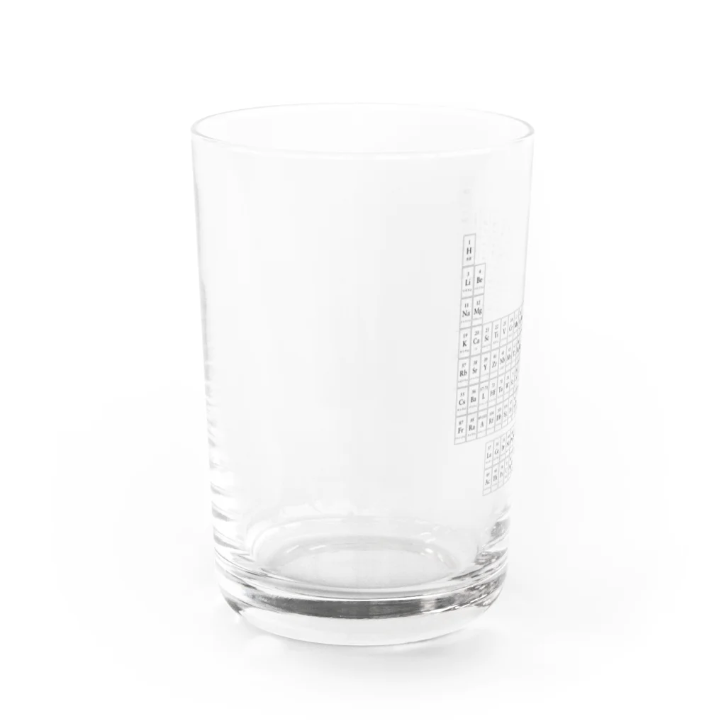 グンマー帝国民SHOPの元素記号 Water Glass :left
