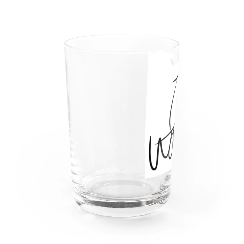 T-WAYのT-WAY ロゴ Water Glass :left