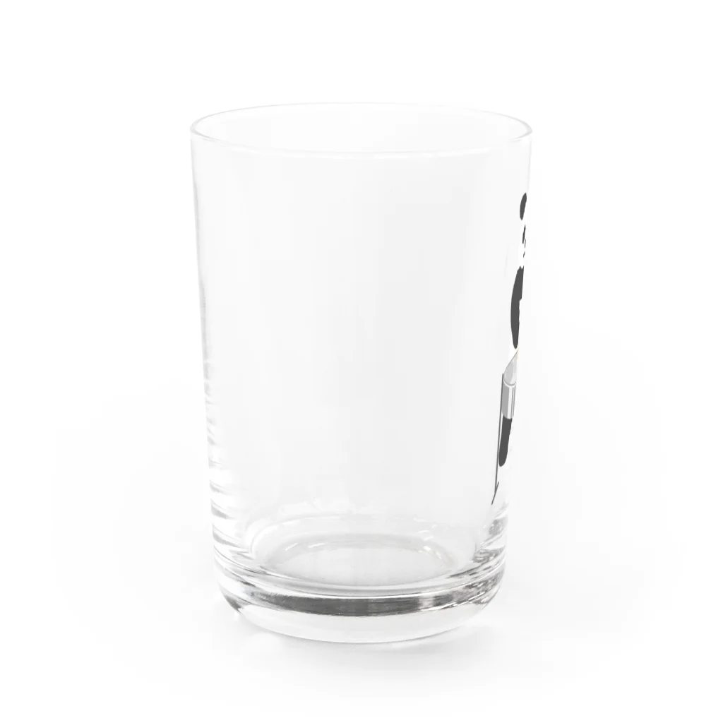 パンダむんのスティールパン Water Glass :left