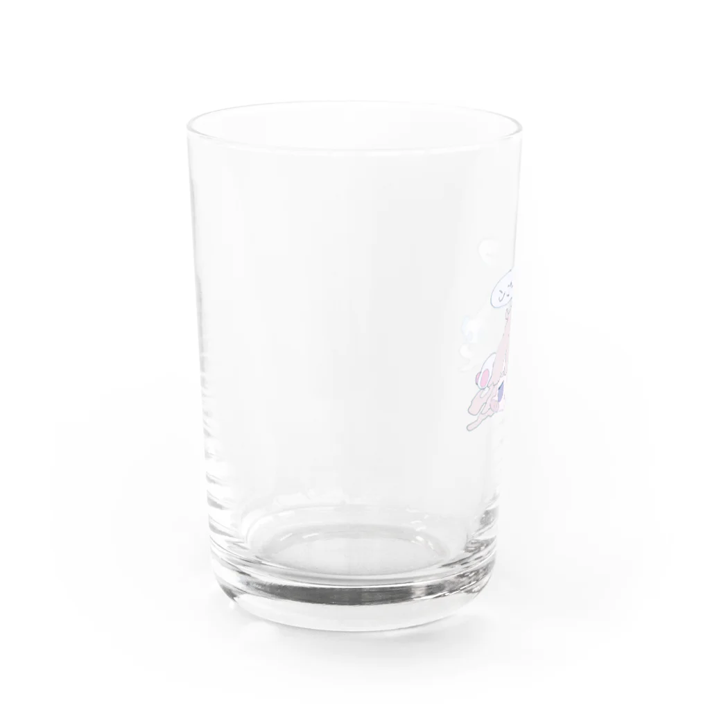 memoi@sasakimoiのとけためもいちゃん Water Glass :left