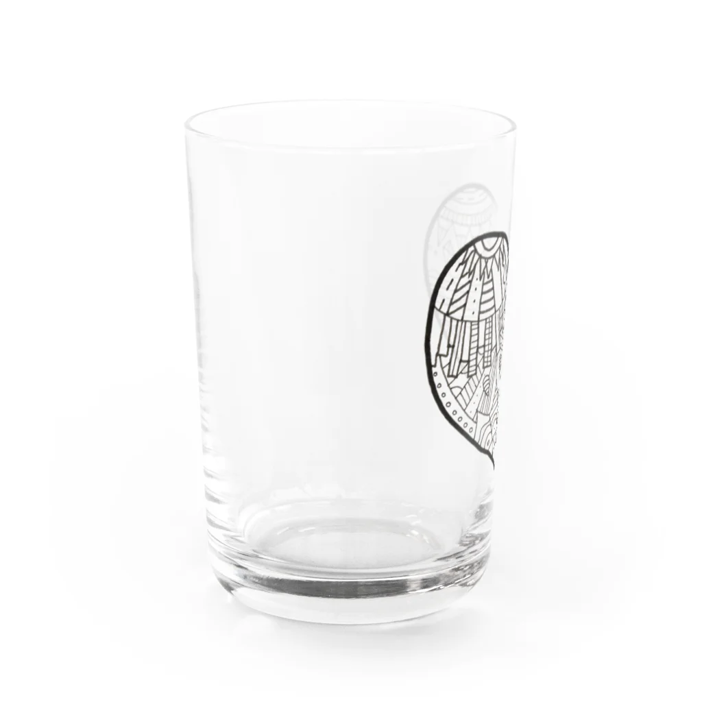 maru houseの自分の心を大切に。 Water Glass :left