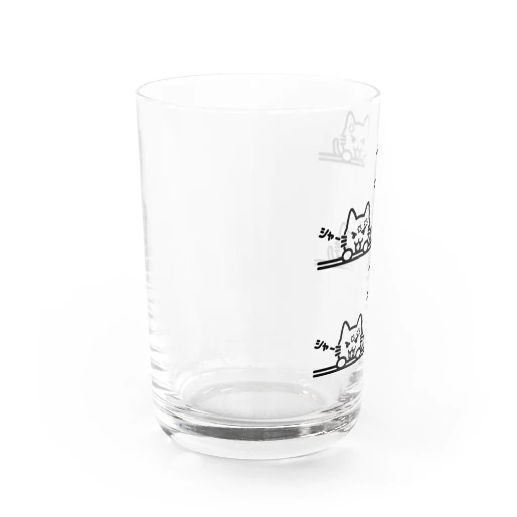 楽猫楽描しげ屋のシャーシャー Water Glass :left