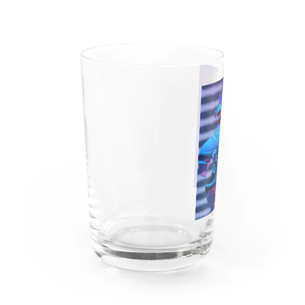 PALA's SHOP　cool、シュール、古風、和風、の土偶　「輪廻転生」 Water Glass :left