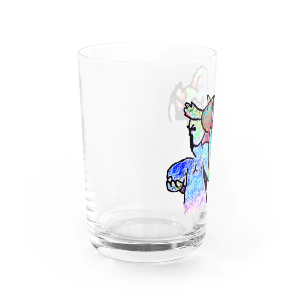 🍩tarojiro(たろじろ) shop🍩のどこかへ連れてかれる Water Glass :left