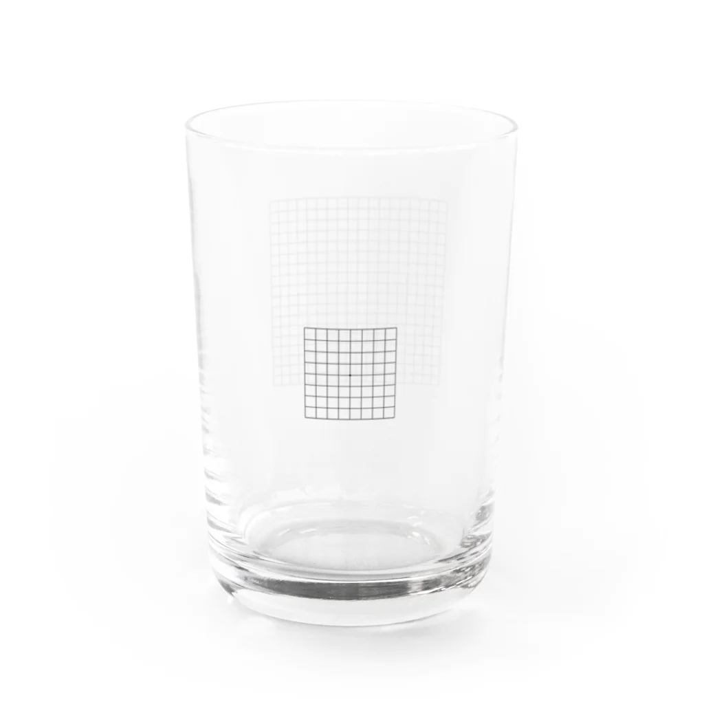 うぶすな京都の囲碁マグカップ・グラス(前後二面) Water Glass :left
